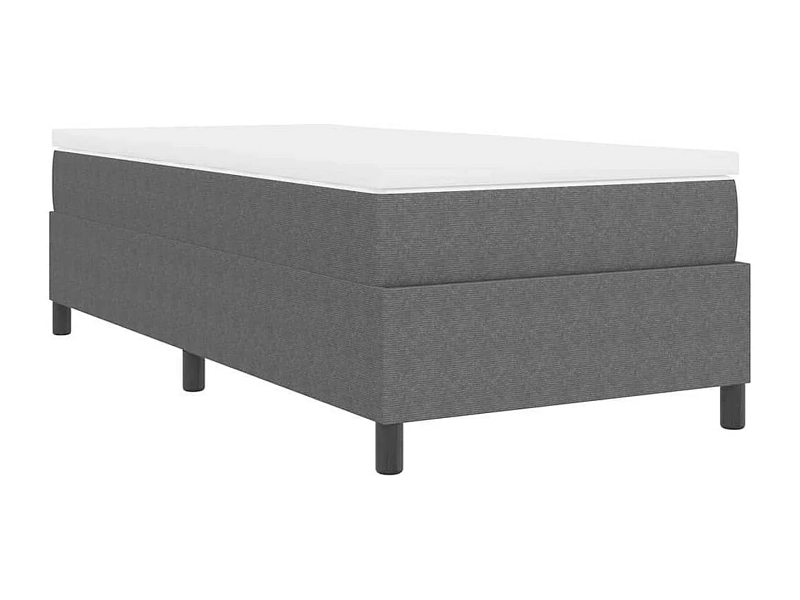 Cama de solteiro | Cama de adulto | Cama Box Cinza Claro e Branco 90 x 200cm SHL327412