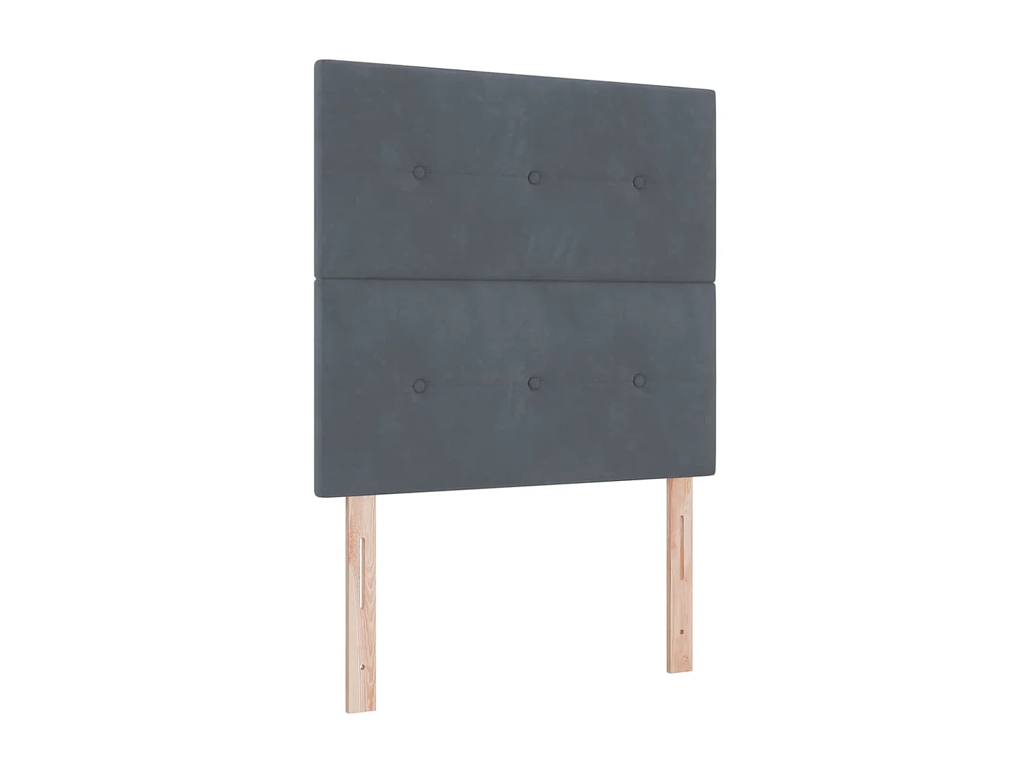 Einzelbett | Bettgestell | Boxspringbett mit Matratze Dunkelgrau 80x200 cm Stoff SHL925246