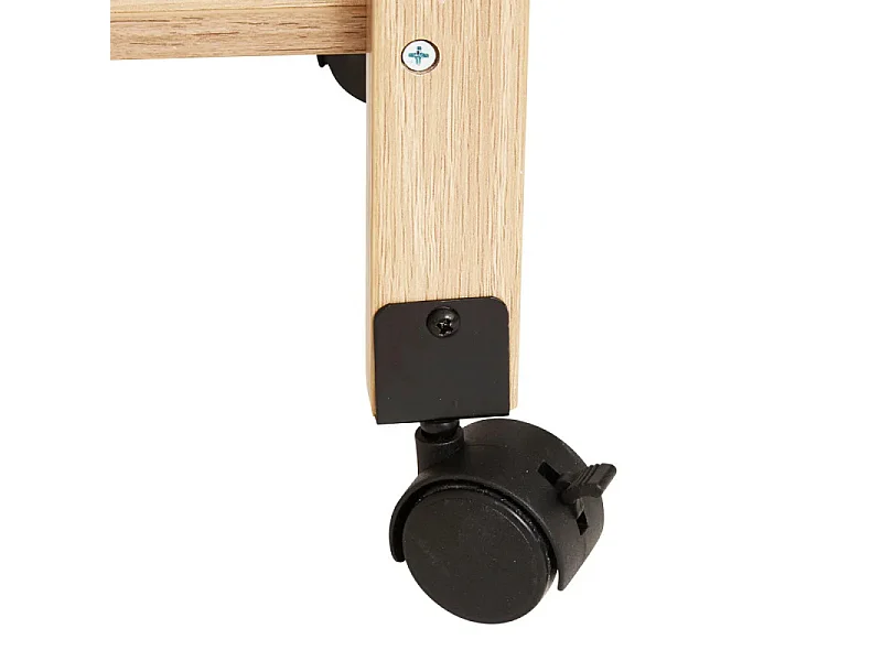 Desserte Salle de Bain 3 Niveaux "Abana" 80cm Naturel