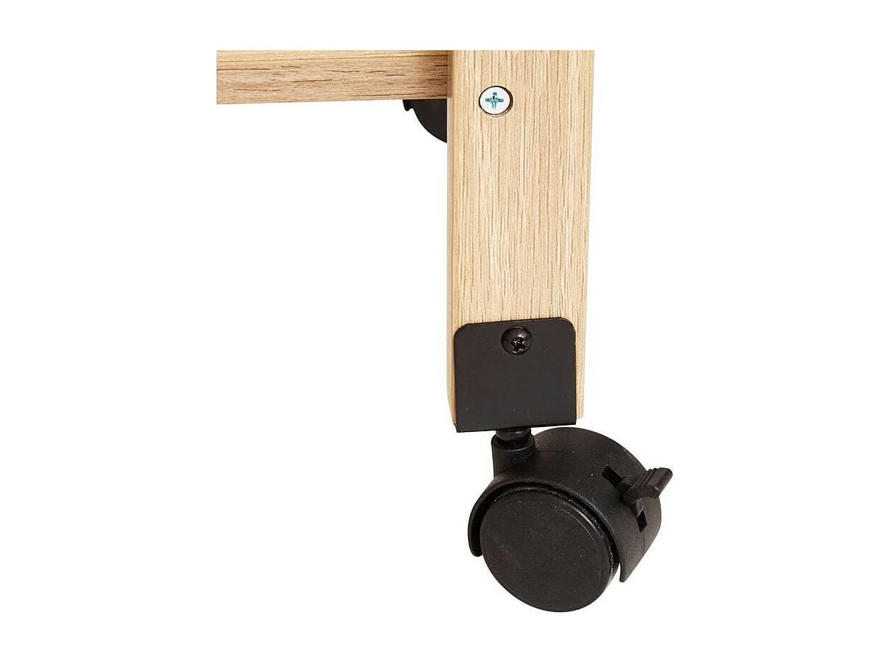 Desserte Salle de Bain 3 Niveaux "Abana" 80cm Naturel