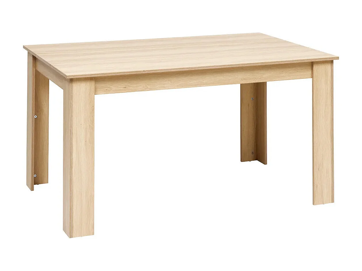 Table à Manger Rectangulaire "Abana" 140cm Naturel