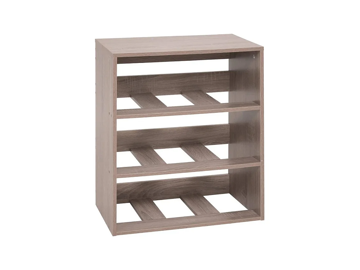 Commode 3 Tiroirs Paniers "Dress Up" 50cm Beige