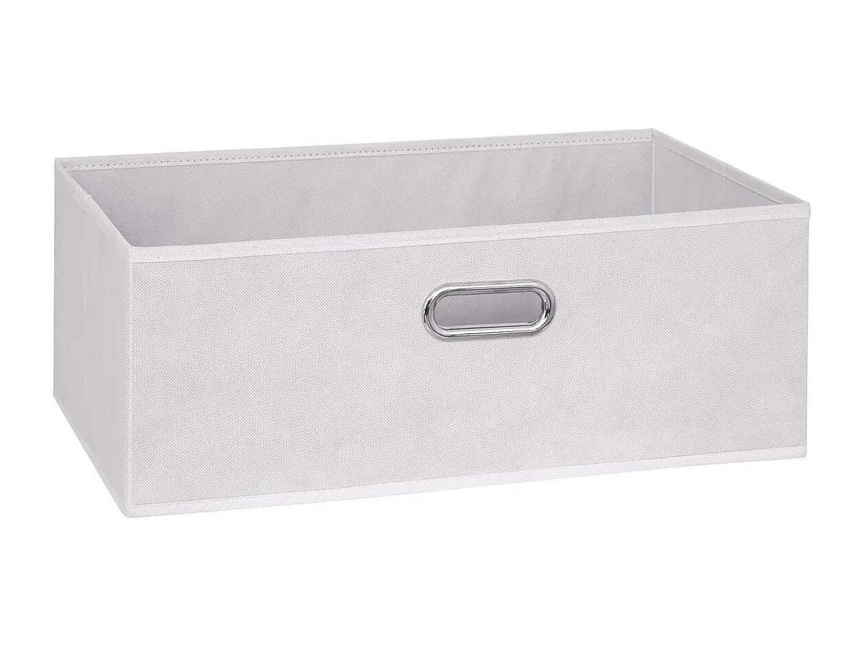 Commode 3 Tiroirs Paniers "Dress Up" 50cm Beige