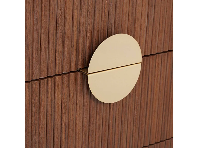 Commode 4 Tiroirs "Wany" 85cm Marron