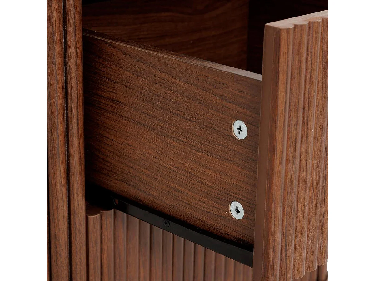 Commode 4 Tiroirs "Wany" 85cm Marron