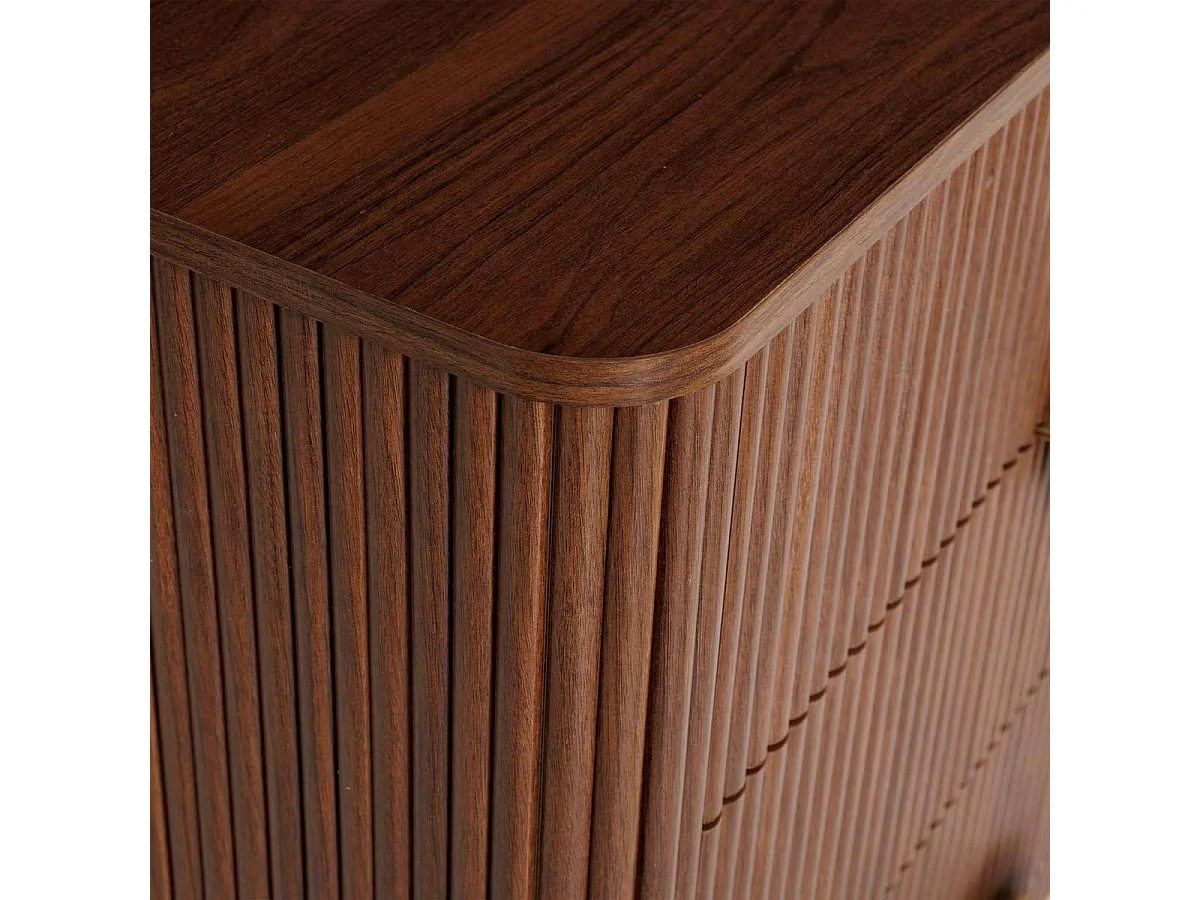 Commode 4 Tiroirs "Wany" 85cm Marron