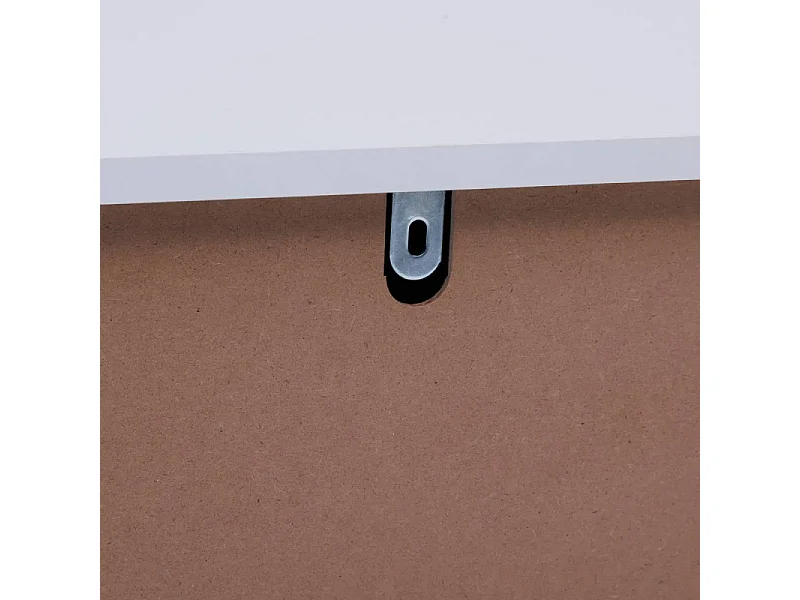 Commode 3 Tiroirs Design "Dolo" 78cm Blanc