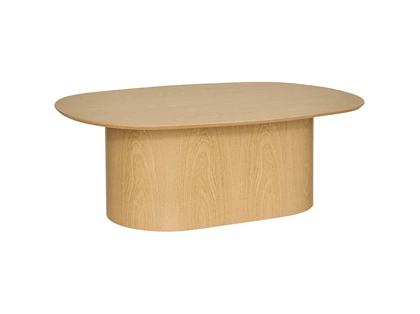 Table basse ovale Lee 100 cm MDF Atmosphera