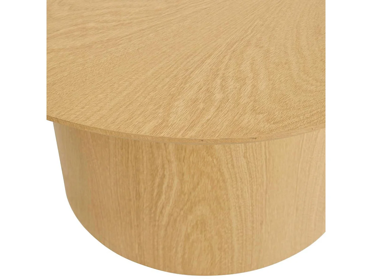 Table Basse Ovale "Lee" 100cm Beige
