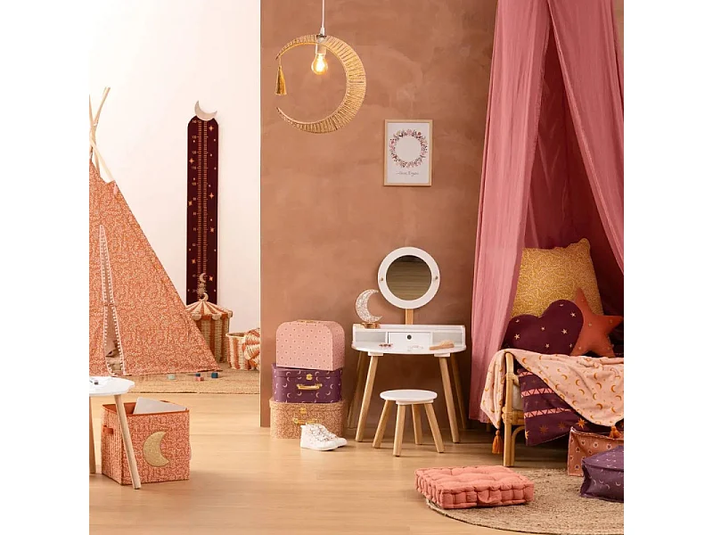 Lampe Suspension Enfant Lune "Bella" 33cm Beige