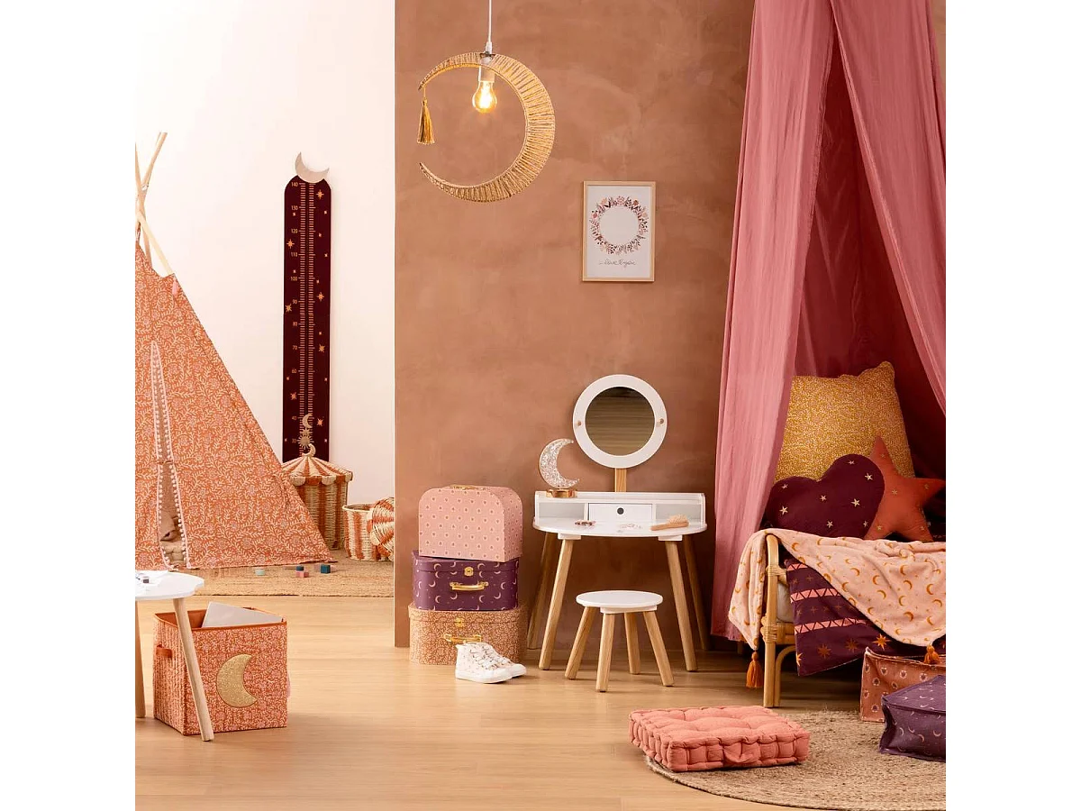 Lampe Suspension Enfant Lune "Bella" 33cm Beige