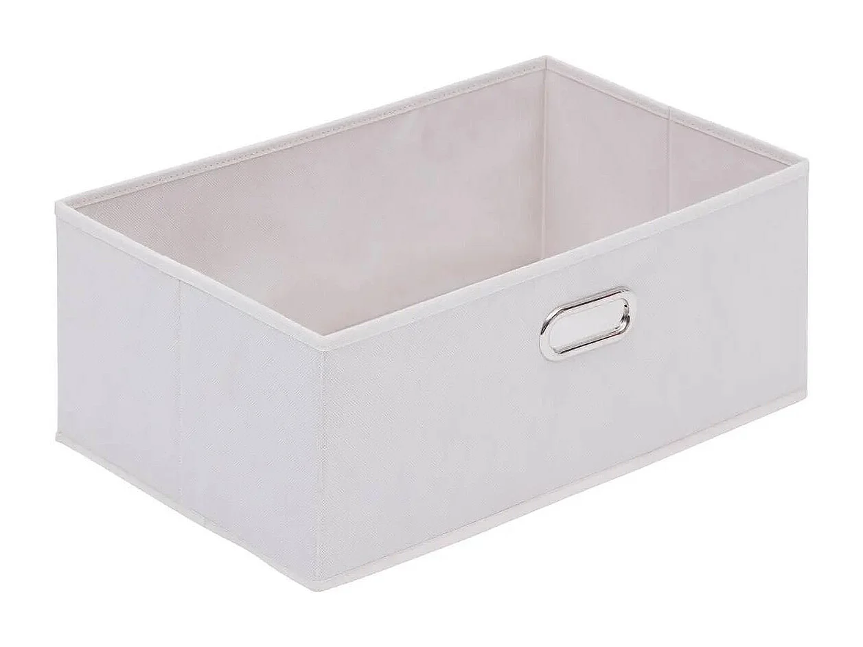 Commode 5 Tiroirs Paniers "Dress Up" 100cm Beige