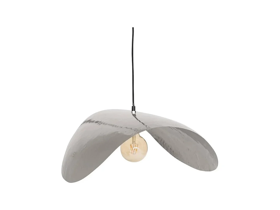 Suspension métal D76 cm argentée Arlo Atmosphera