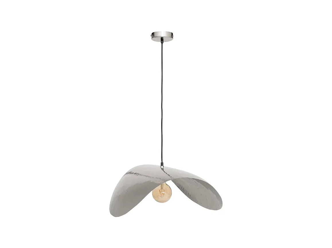 Suspension métal D76 cm argentée Arlo Atmosphera