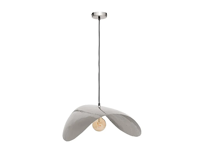 Lampe Suspension en Métal "Arlo" 76cm Argent