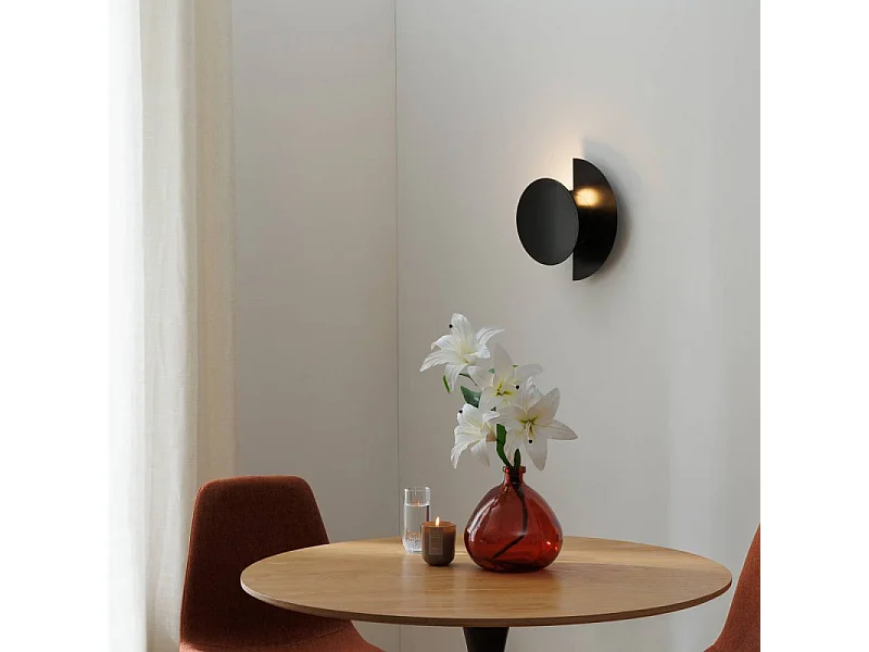 Applique Murale Réversible "Mysti" 30cm Noir