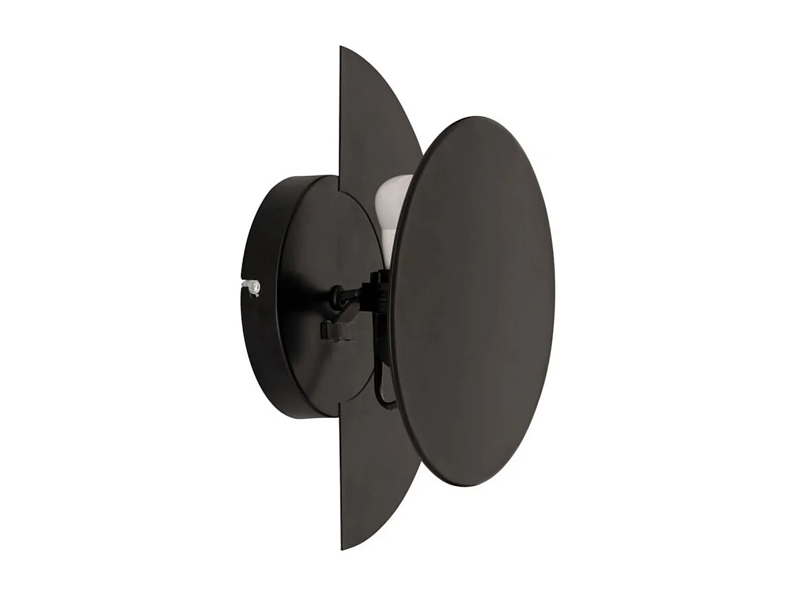 Applique Murale Réversible "Mysti" 30cm Noir