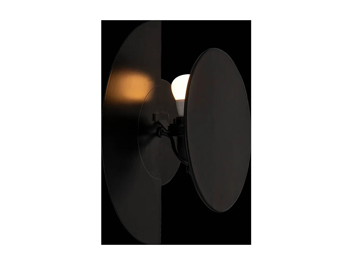 Applique Murale Réversible "Mysti" 30cm Noir