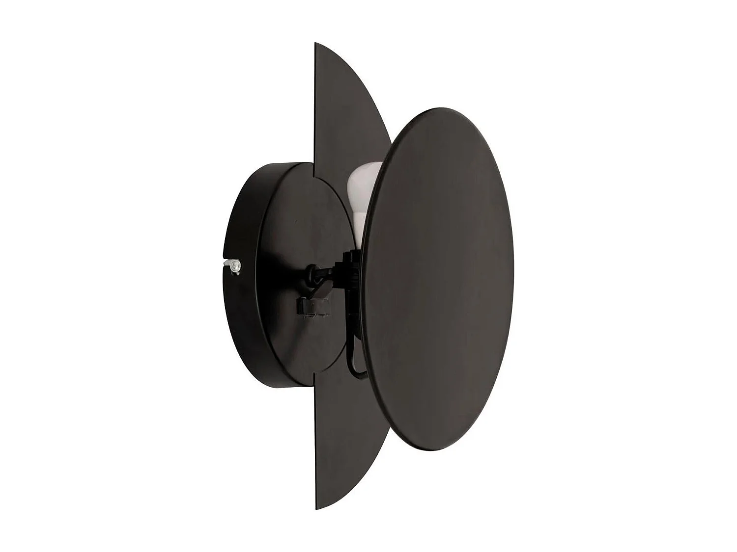 Applique Murale Réversible "Mysti" 30cm Noir