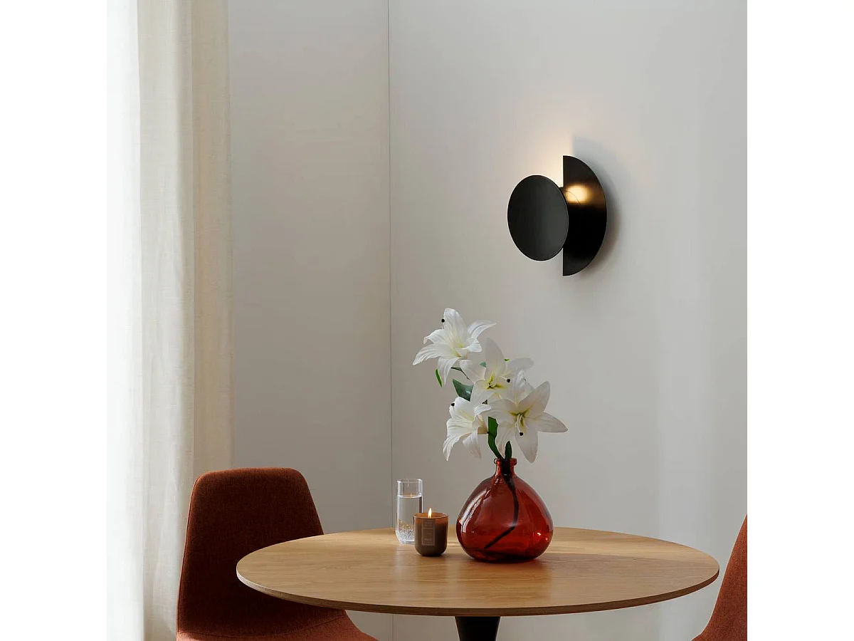 Applique Murale Réversible "Mysti" 30cm Noir