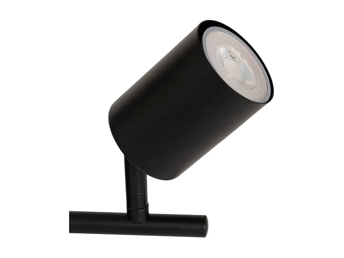 Applique Murale 2 Spots Orientables "Vico" 16cm Noir