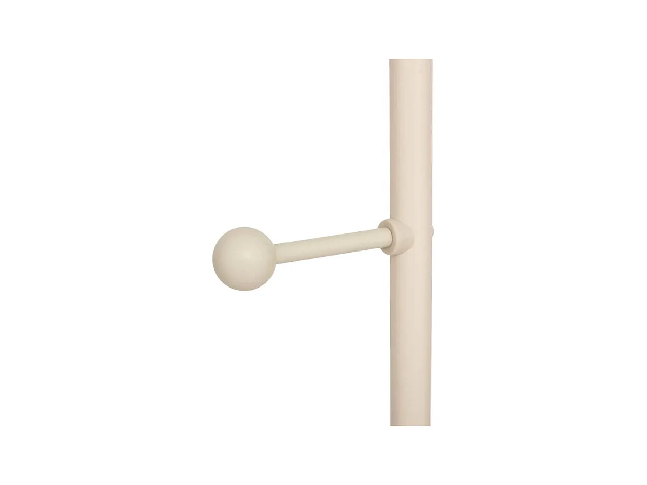 Portant à Vêtements Avec Étagères "Liny" 164cm Argile