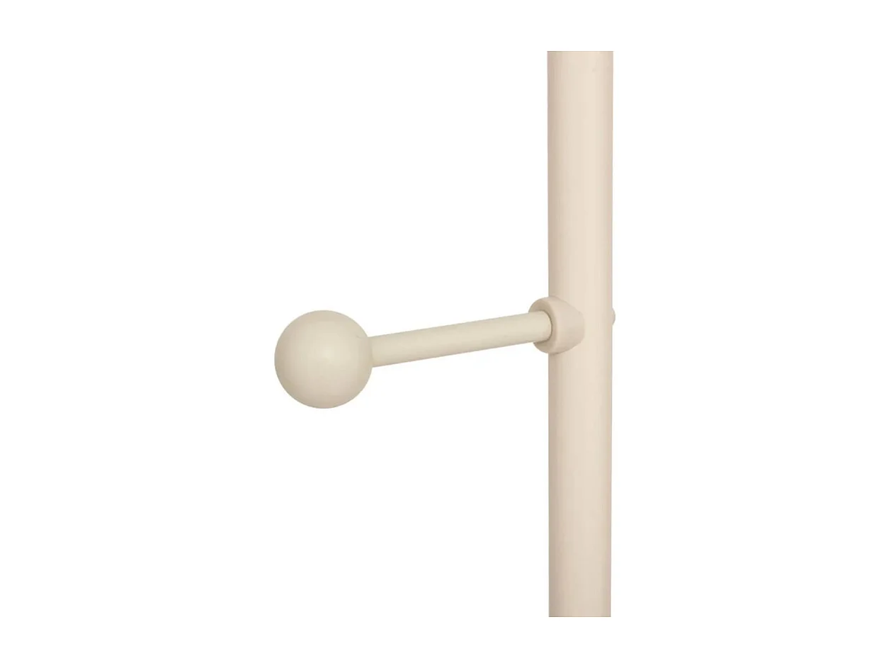 Portant à Vêtements Avec Étagères "Liny" 164cm Argile