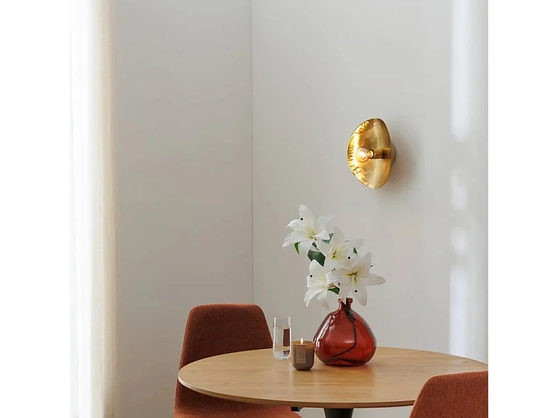 Applique Murale en Métal "Arlo" 28cm Doré