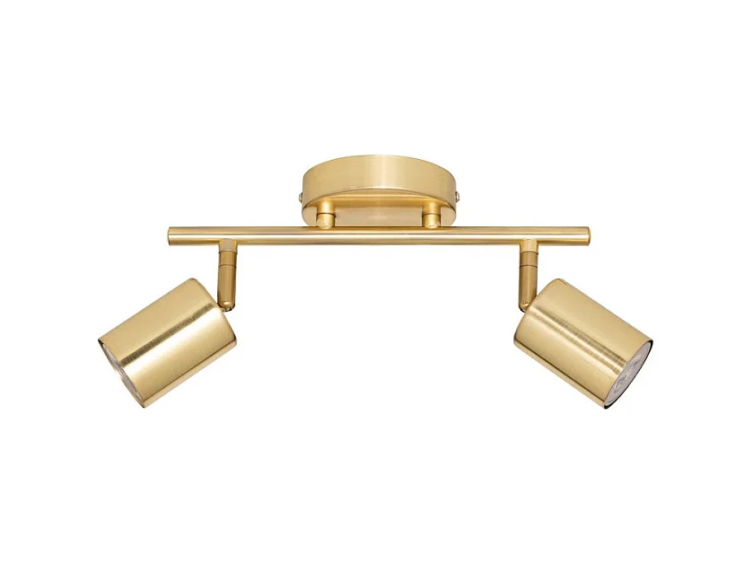 Applique 2 lampes Vico métal doré Atmosphera
