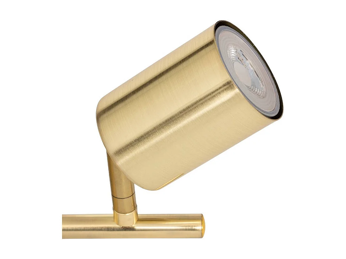 Applique Murale 2 Spots Orientables "Vico" 16cm Doré