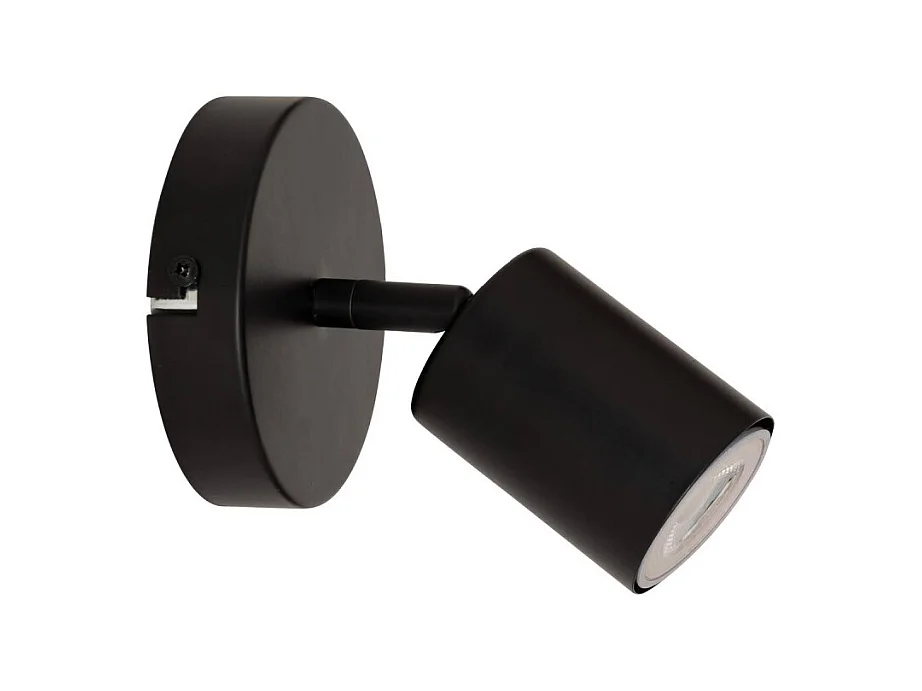 Applique 1 lampe Vico métal noir Atmosphera