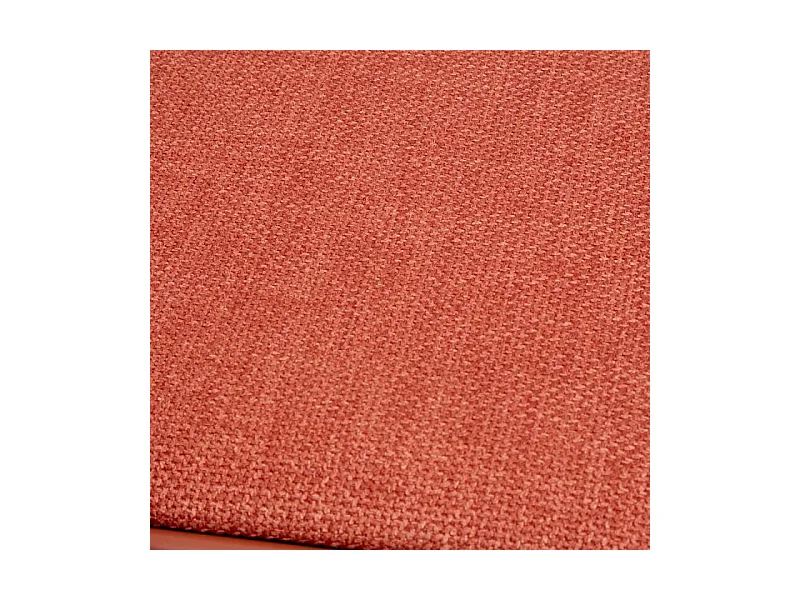 Chaise pliante Flexy + métal et tissu terracotta 5five