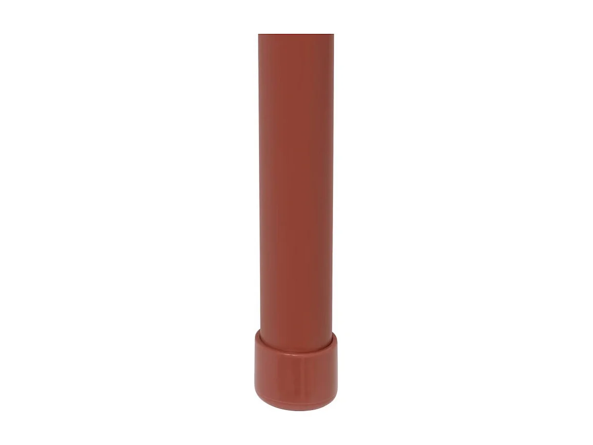 Chaise pliante Flexy + métal et tissu terracotta 5five