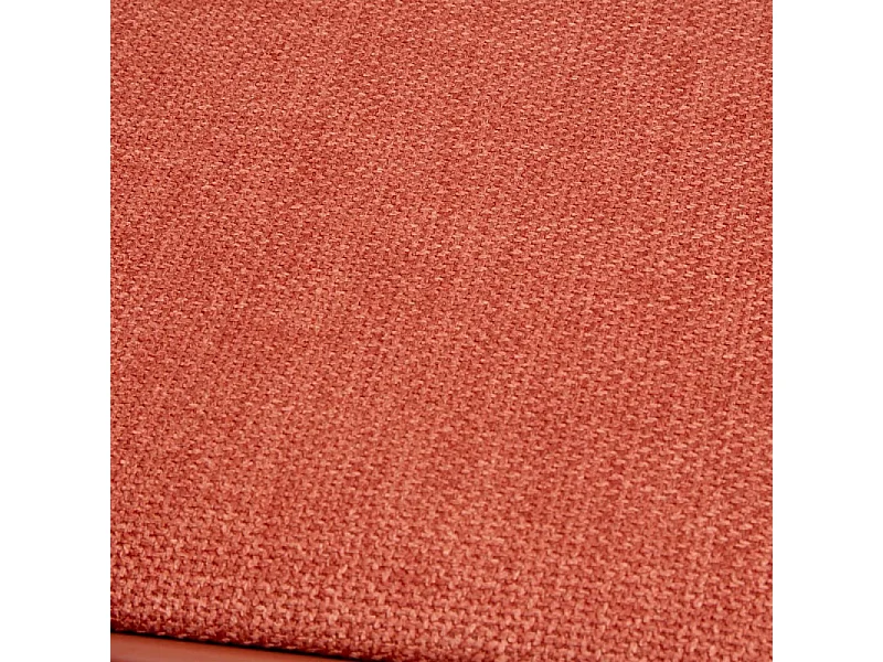 Chaise pliante Flexy + métal et tissu terracotta 5five