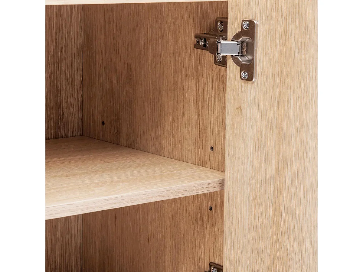 Meuble Bas Salle de Bain "Abana" 80cm Naturel