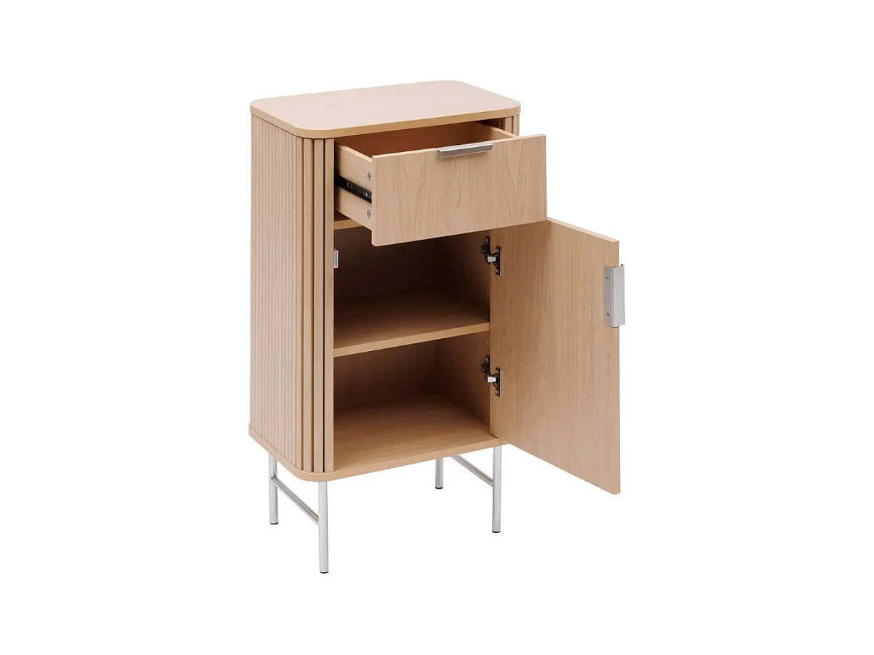 Meuble Bas Salle de Bain "Liora" 80cm Naturel