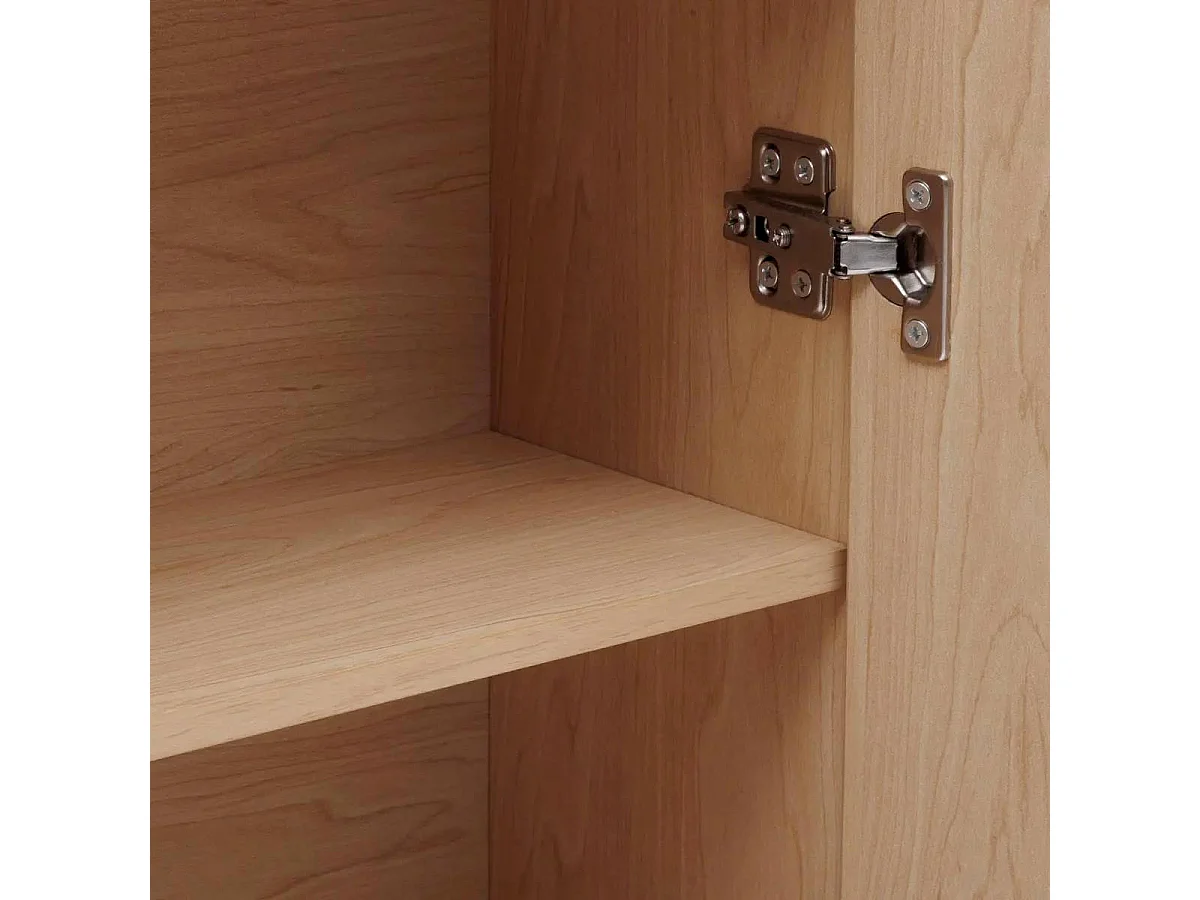 Meuble Haut Double Miroir "Liora" 80cm Naturel