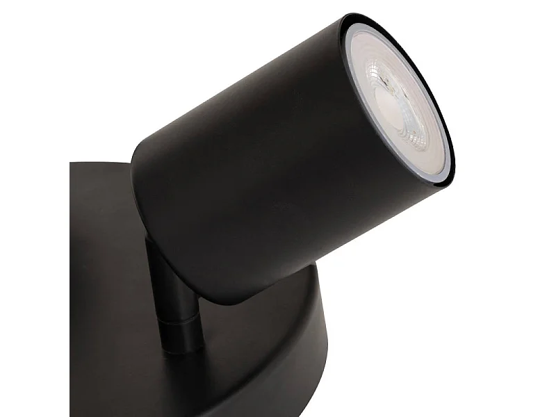 Plafonnier 3 Spots Orientables "Vico" 20cm Noir