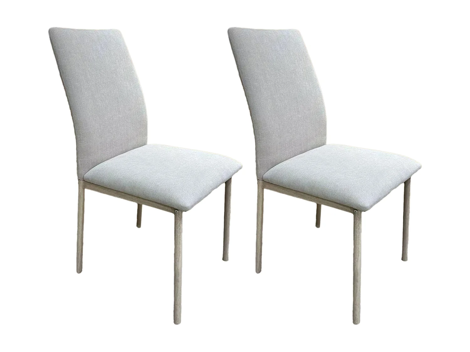 Chaise Emilia Beige - Lot De 2 Beige
