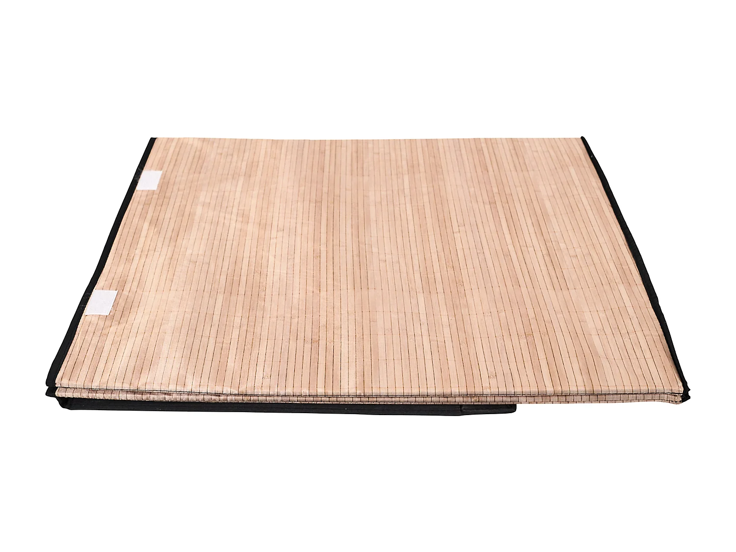 Panier A Linge Double 58x35x58cm Marron