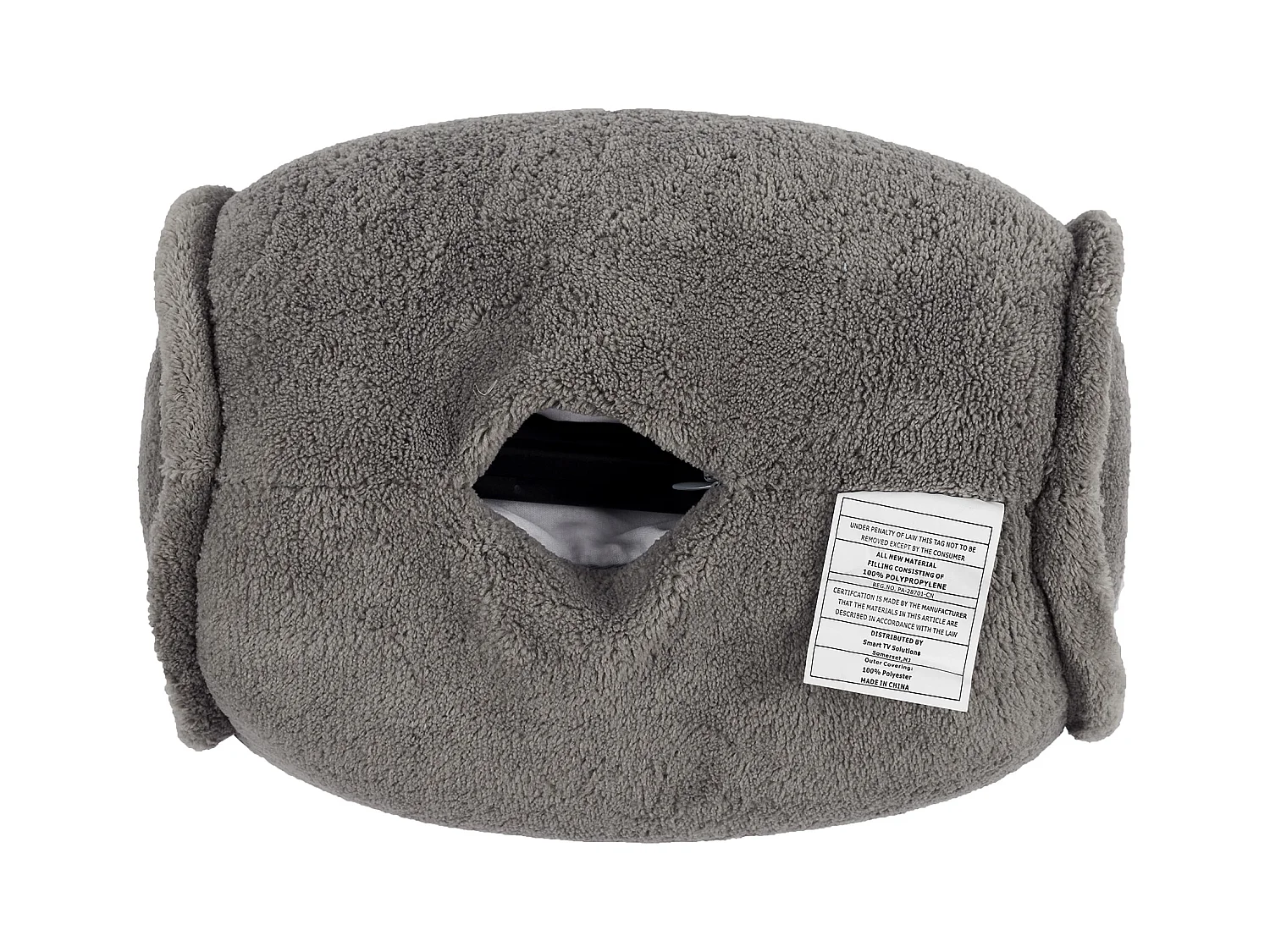 Coussin Rond de Massage Vibrant M8 Gris 25x14 cm