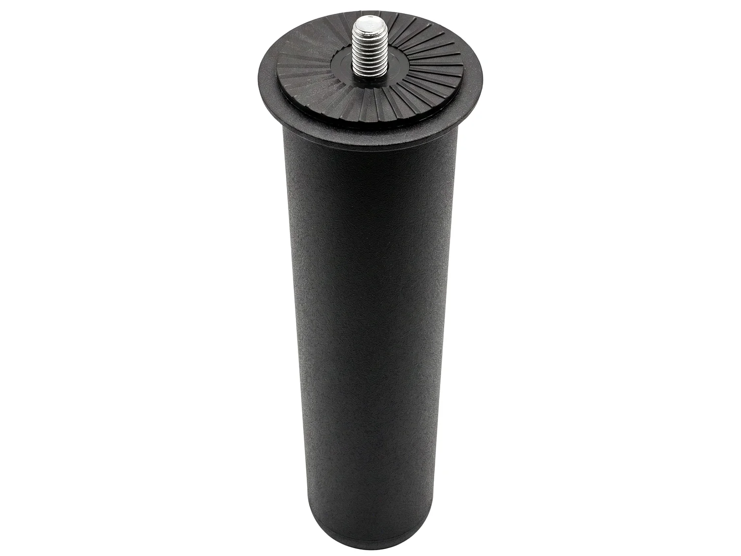 Pacote com 4 pernas cilíndricas de metal de 25 cm para base de cama/base estofada