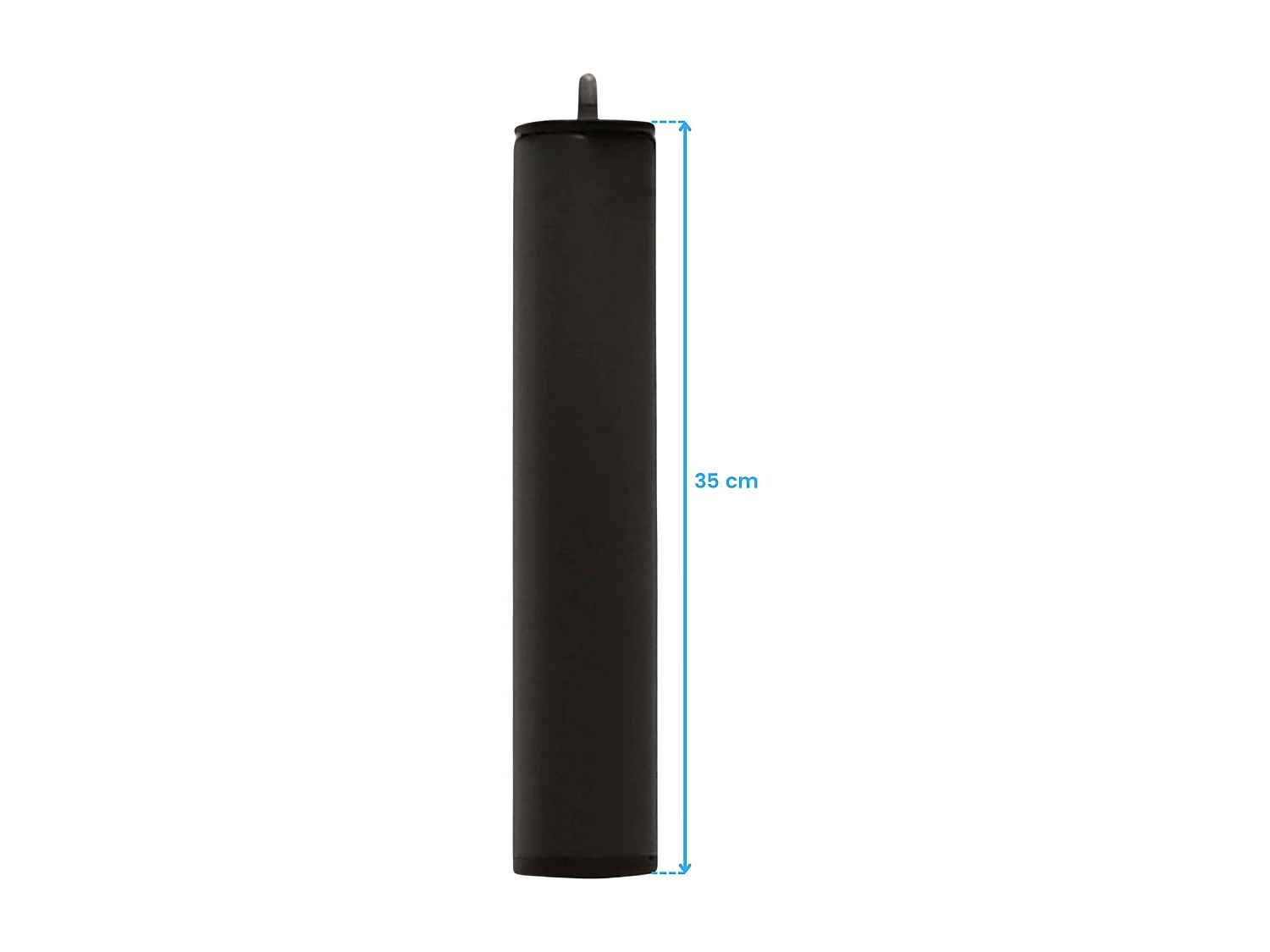 Pacote de 6 pernas de 35 cm para base de cama cilíndrica/base estofada, medidas de espessura de metal