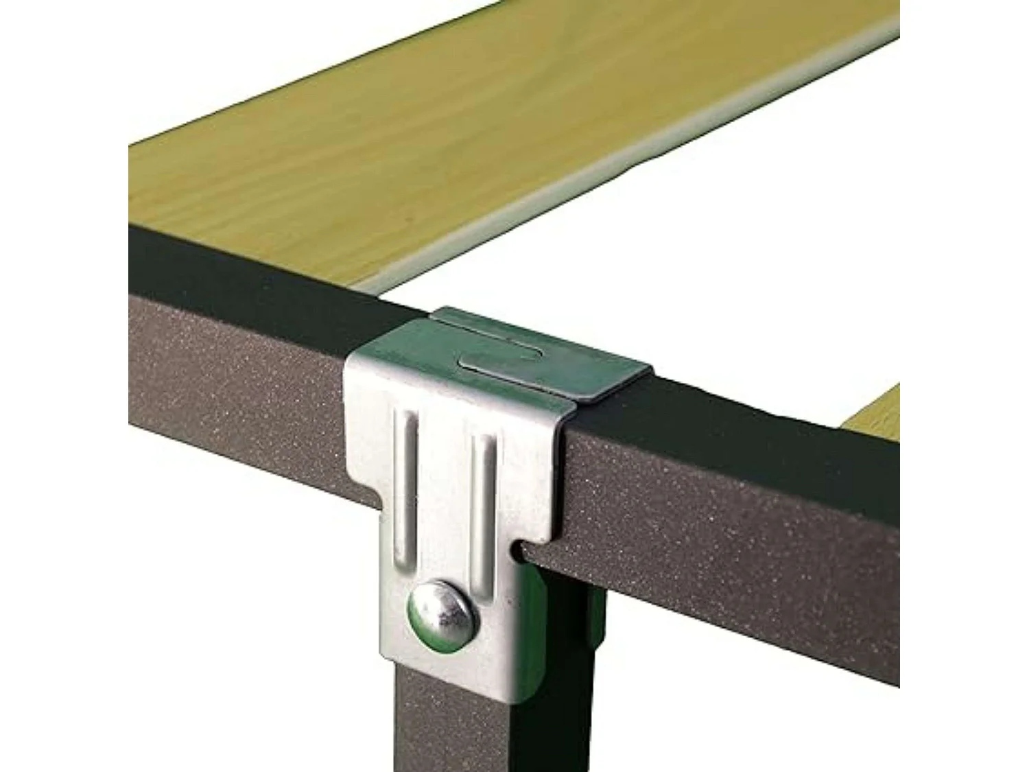 Pack 6 Patas Cuadradas 45 cm Metálicas con Abrazadera Somier Tubo 30x30 mm