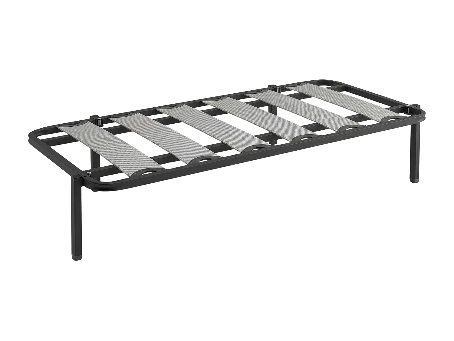Somier Cama Canguro Tubo 40x30 mm, Patas Plegables y Ruedas (90x190 cm)