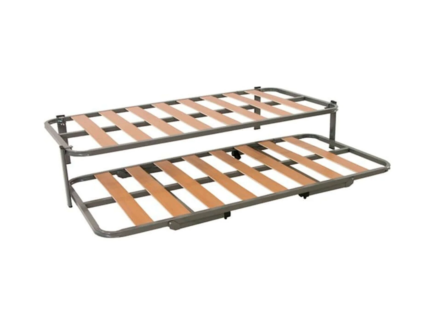 Herraje Cama Nido Canguro 90x190 cm + 2 Somieres Tubo 30x30 mm, Patas