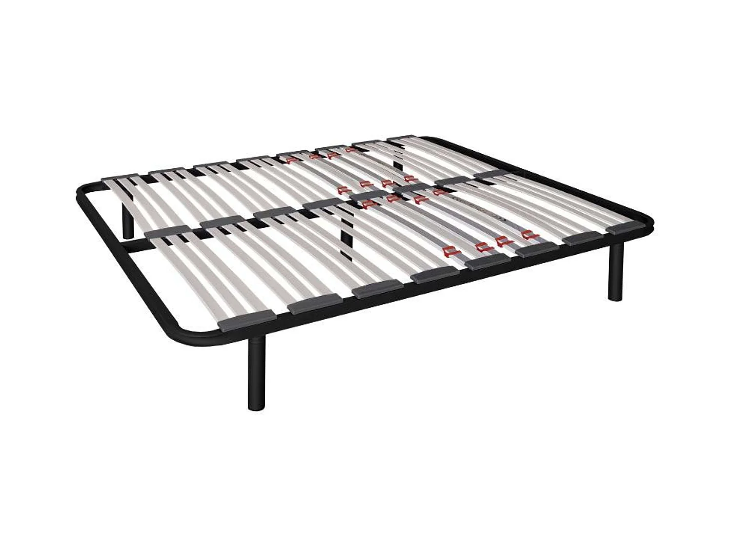Somier 160x200 cm multiláminas con Reguladores Lumbares, Firmeza Adaptable