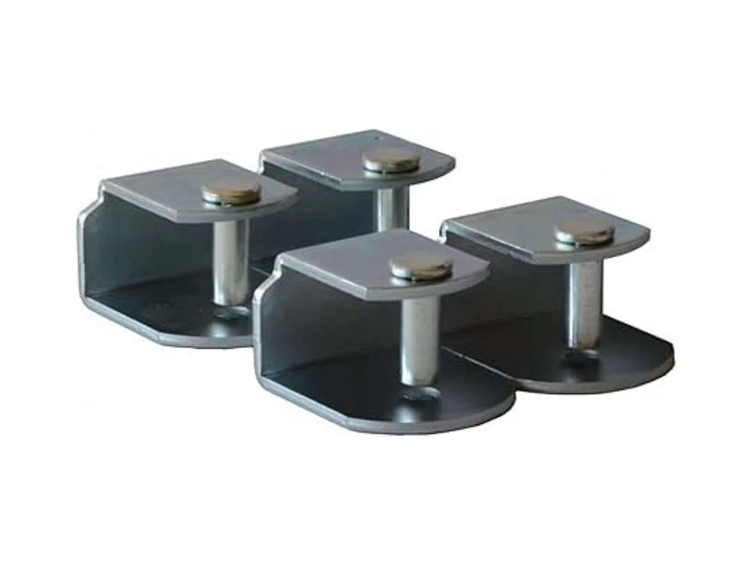Pack 4 Patas Somier + 4 Abrazaderas Cyl Metales (30 cm)