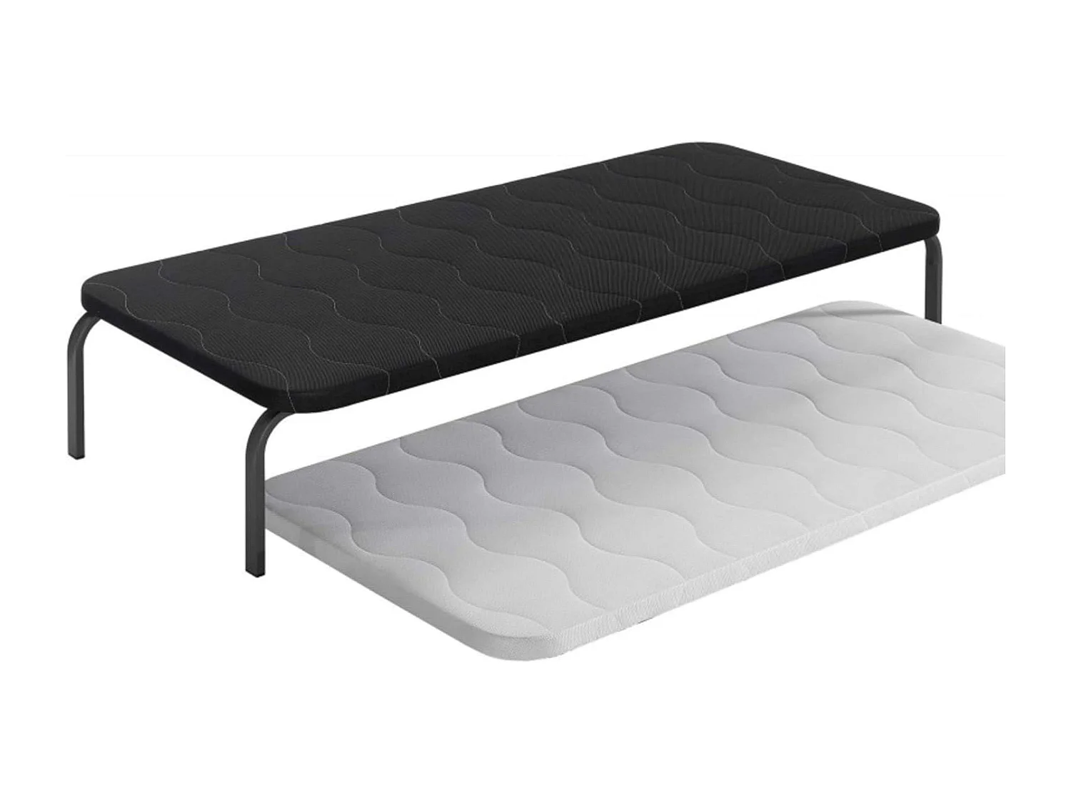 Cama Canguro Patas Metálicas y Herrajes Nido Superior/Inferior 80x190cm o 90x190