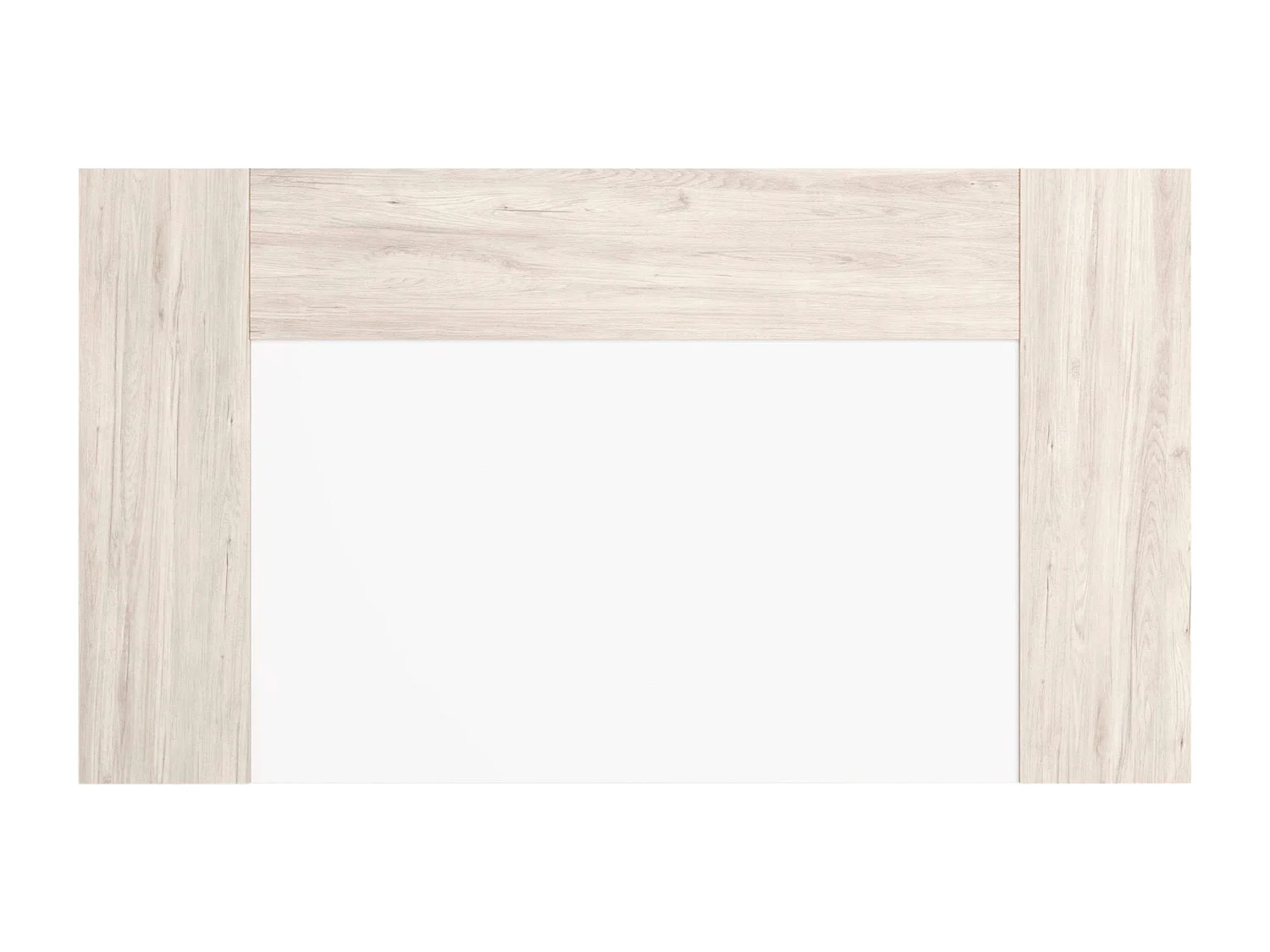 Conjunto muebles dorm. mat. cabecero, mesita 3c, cómoda blanco/sahara